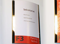edelstahlschilder A5 format