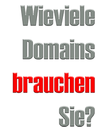 machen mehrere domains sinn?