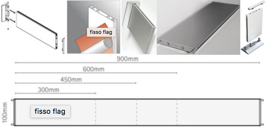 Flaggenschilder robust