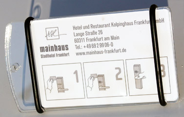 Edle Hotelschlüsselanhänger