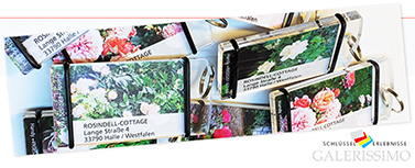 Blumen-Schlüsselanhänger